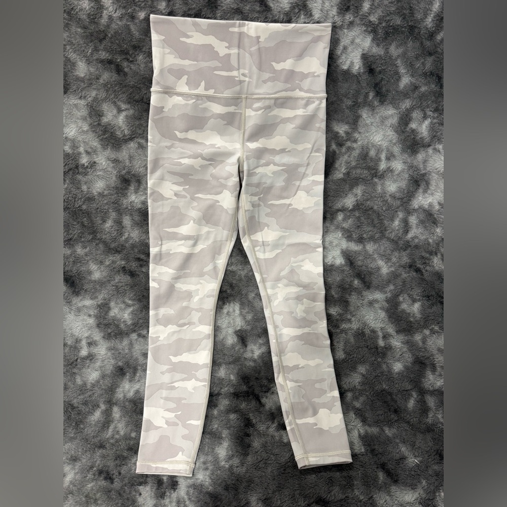 Athleta Neutral Camo High-Rise Leggings